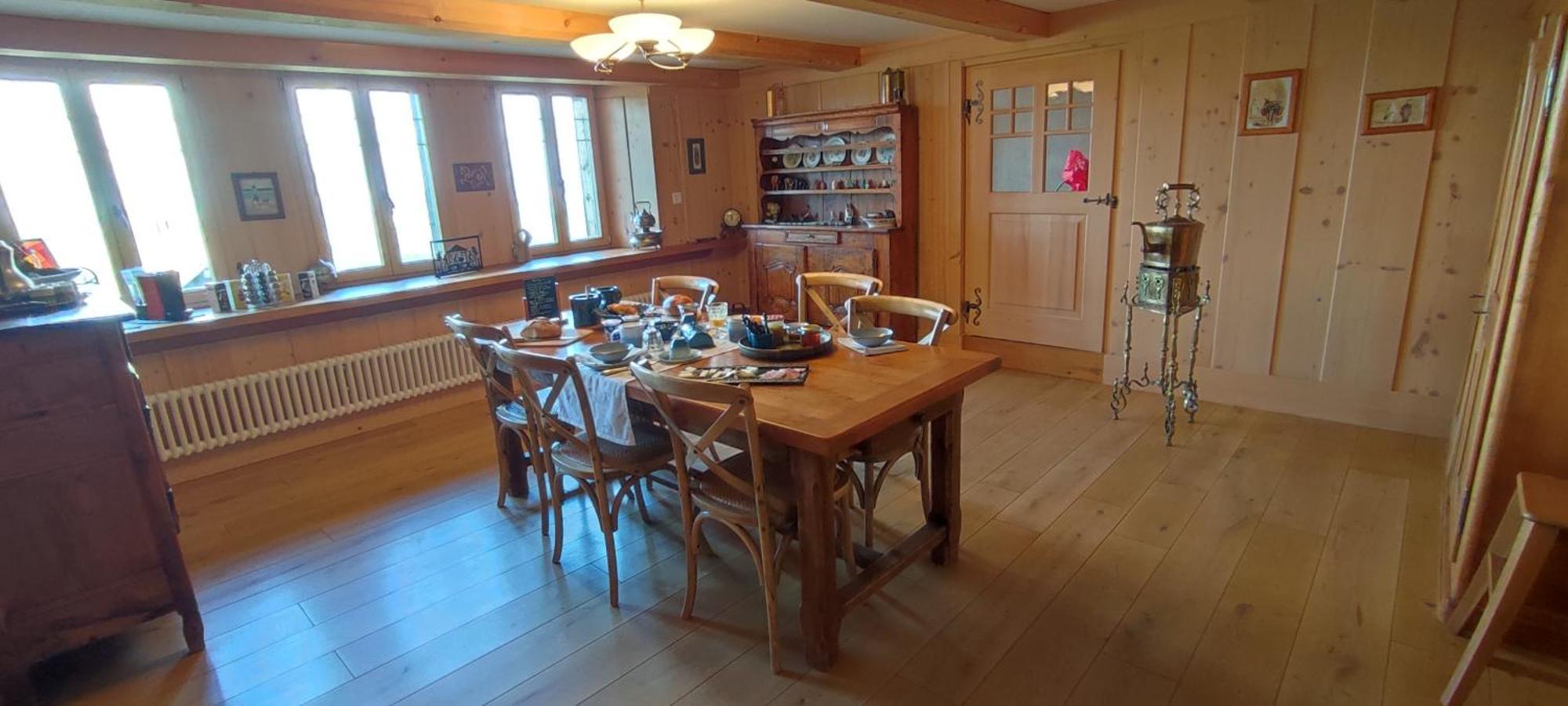 Les Abeilles Bed & Breakfast Romont Exterior photo