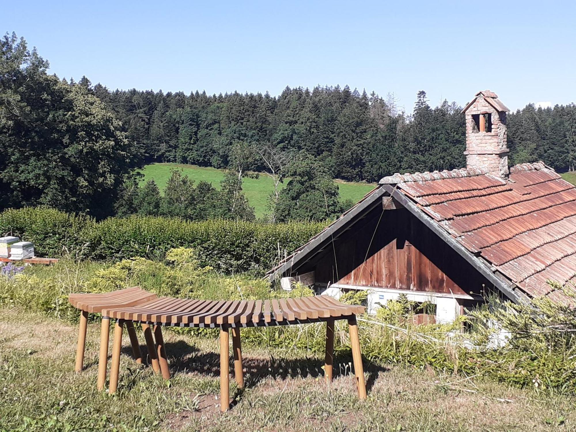 Les Abeilles Bed & Breakfast Romont Exterior photo